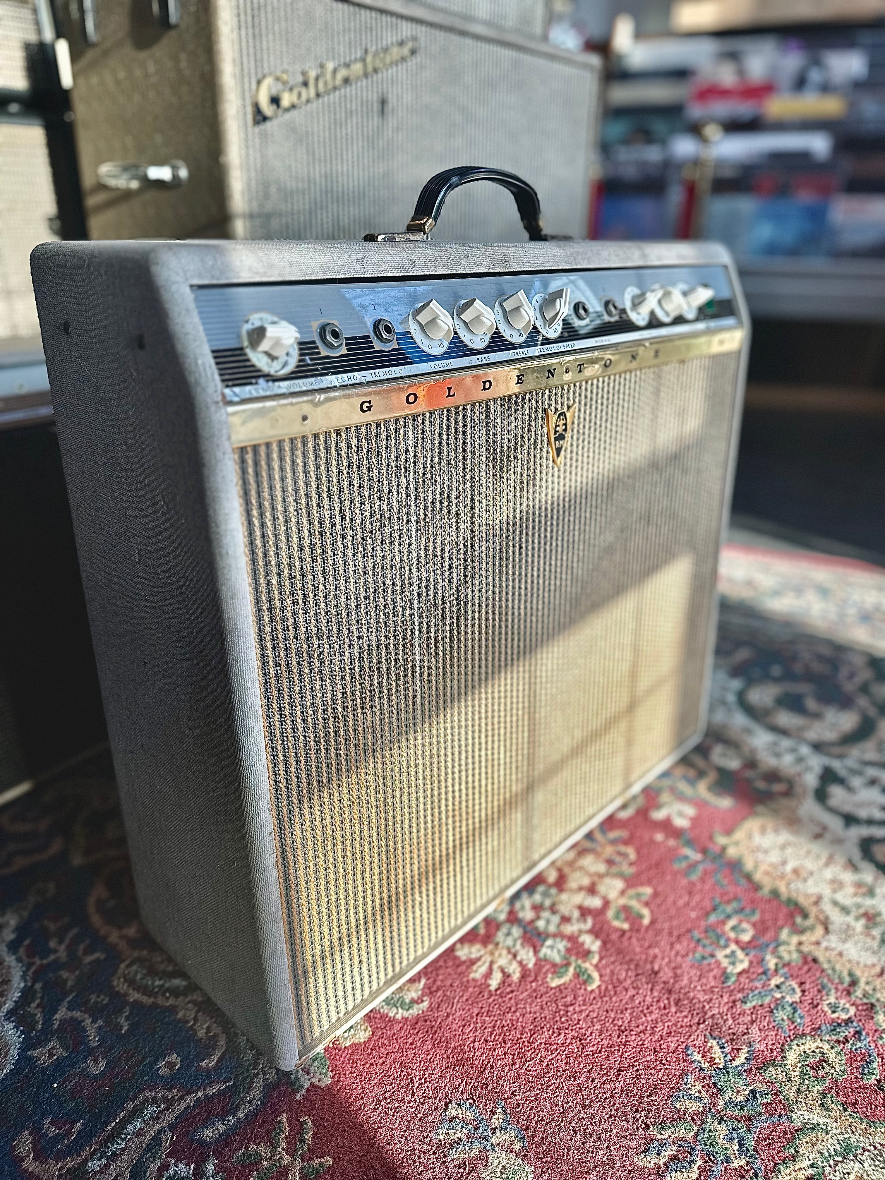 Goldentone | 1755 | 40w | 2x12 | Slimline Combo | 1965 | Re-Conditioned | Vintage Goldentone | 1755 | 40w | 2x12 | Slimline Combo | 1965 | Re-Conditioned | Vintage